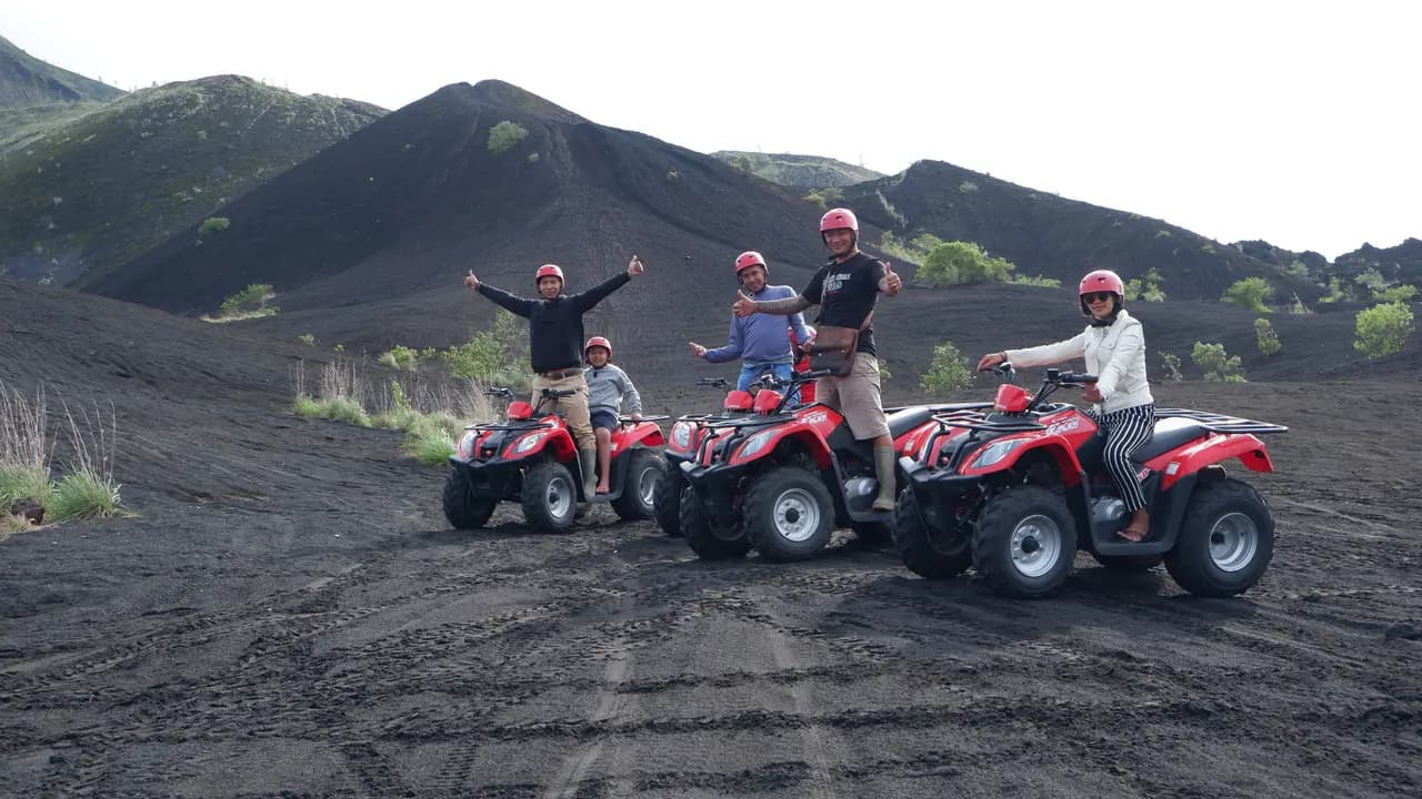 Mount Batur Quad Bike Tour and Hot Spring Visit - Photo 2